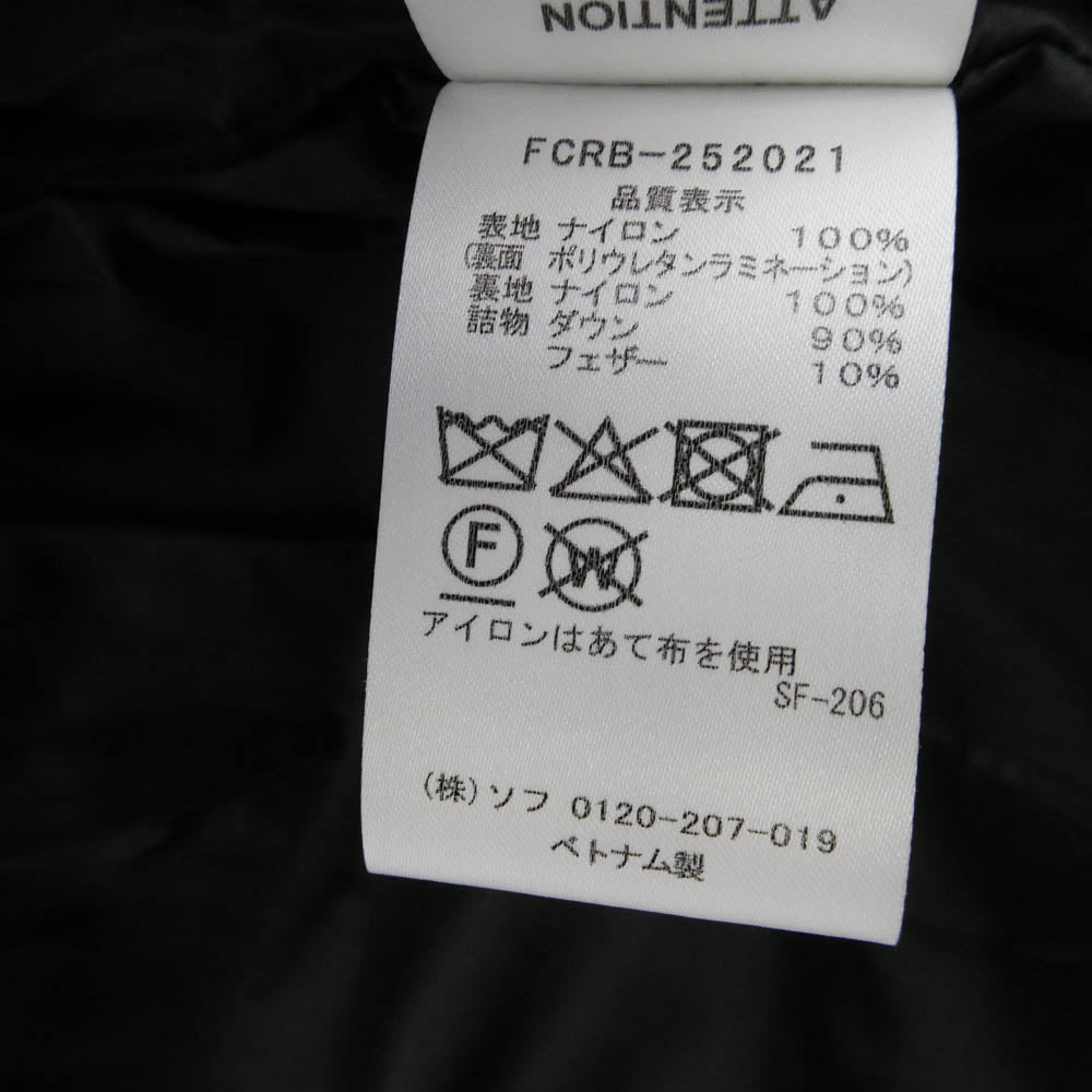 F.C.R.B. エフシーアールビー FCRB-252021 FIELD DOWN VEST フィールド ダウン ベスト ブラック系 L【新古品】【未使用】【中古】