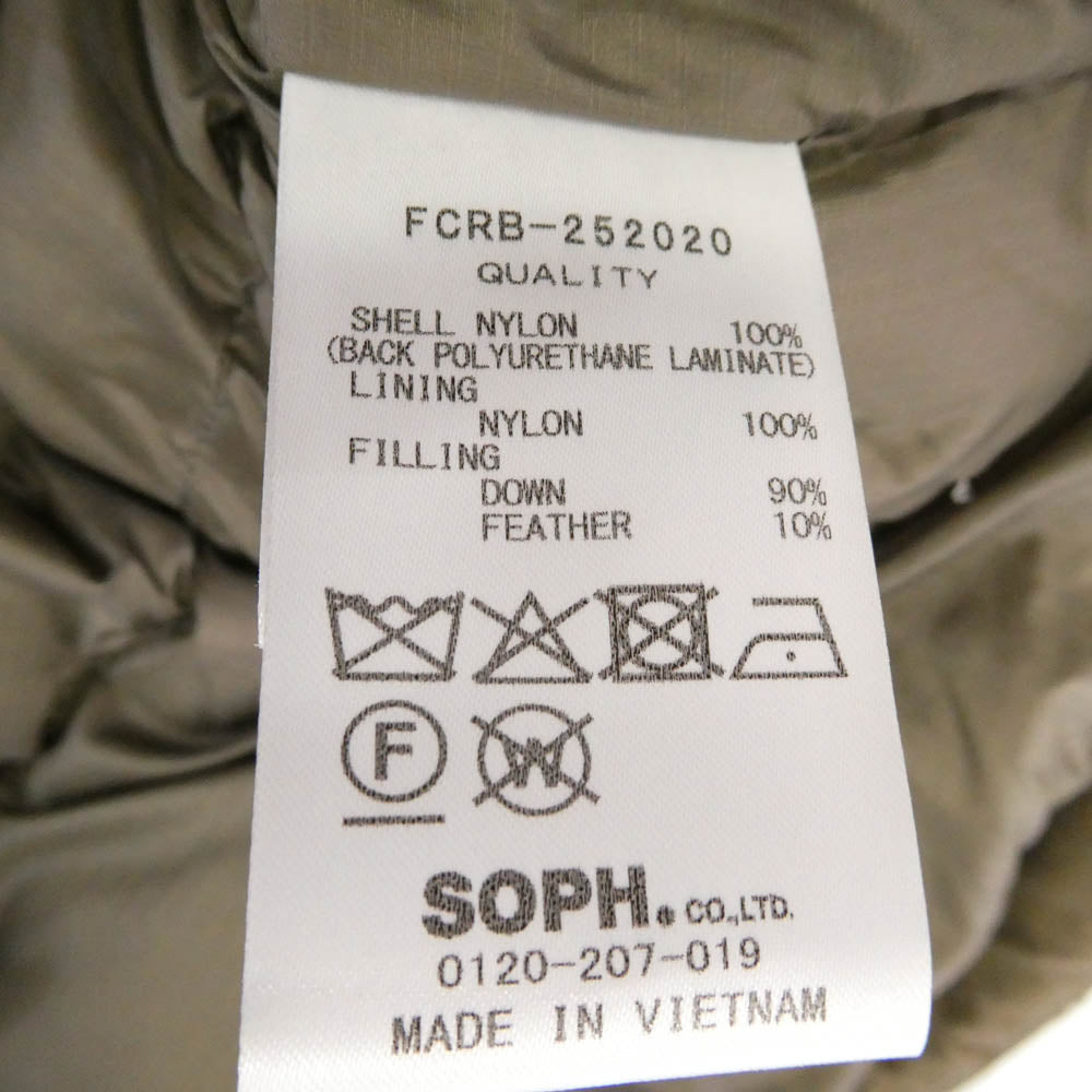 F.C.R.B. エフシーアールビー FCRB-252020 FIELD DOWN PARKA フィールド ダウン パーカー ジャケット ベージュ系 L【新古品】【未使用】【中古】