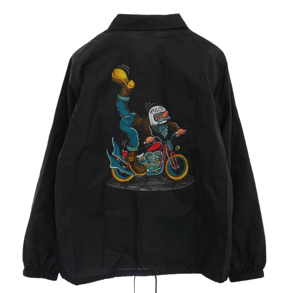 ティーティーアンドカンパニー ナイロン ブルゾン ウィンドブレーカー コーチ ジャケット ブラック系 M【美品】【中古】