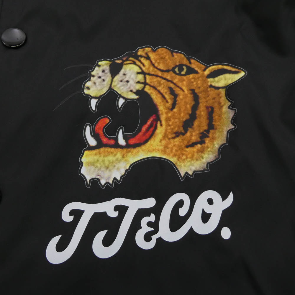 ティーティーアンドカンパニー ナイロン ブルゾン ウィンドブレーカー コーチ ジャケット ブラック系 M【美品】【中古】