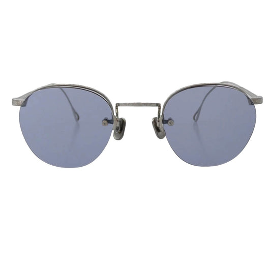 EYEVAN7285 アイヴァン7285 143 c.800 サングラス アイウェア シルバー系 46 □ 24-145【中古】