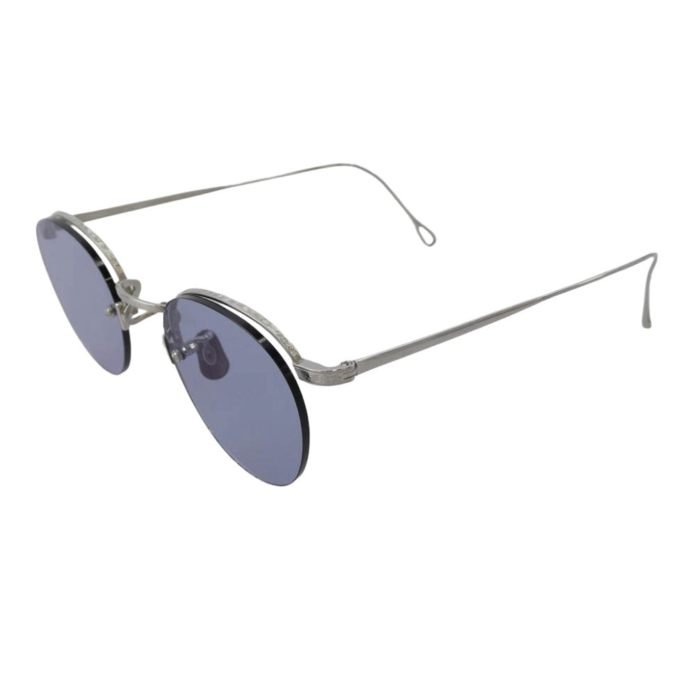 EYEVAN7285 アイヴァン7285 143 c.800 サングラス アイウェア シルバー系 46 □ 24-145【中古】