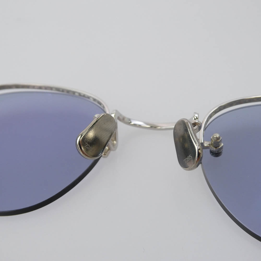 EYEVAN7285 アイヴァン7285 143 c.800 サングラス アイウェア シルバー系 46 □ 24-145【中古】