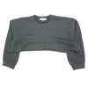 ENFOLD エンフォルド 25AW 300IA280-2871 SWELL HEM PULLOVER プルオーバー クロップド スウェット トレーナー グレー系 38【極上美品】【中古】