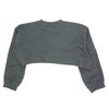 ENFOLD エンフォルド 25AW 300IA280-2871 SWELL HEM PULLOVER プルオーバー クロップド スウェット トレーナー グレー系 38【極上美品】【中古】