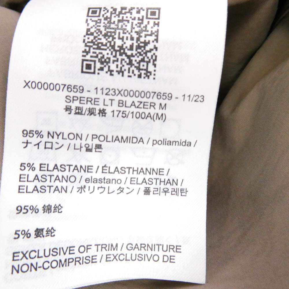ARC'TERYX アークテリクス X000007659 VEILANCE ヴェイランス SPERE LT BLAZER スピア ブレザー ジャケット Soil ベージュ系 M【新古品】【未使用】【中古】