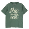 STANDARD CALIFORNIA スタンダードカリフォルニア Blowin' in the Wind プリント 半袖 Tシャツ グリーン系 M【中古】