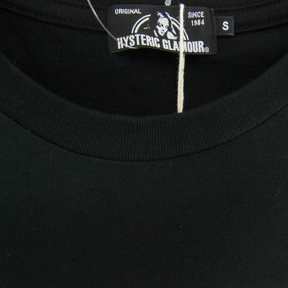 HYSTERIC GLAMOUR ヒステリックグラマー 02183CT26 BUNKER’77 ROUND2 バンカー 77 ラウンド 2 プリント 半袖 Tシャツ ブラック系 S【新古品】【未使用】【中古】