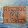 HYSTERIC GLAMOUR ヒステリックグラマー 0253AP02 SP加工 ダメージ リペア スタッズ デニム パンツ インディゴブルー系 29【中古】
