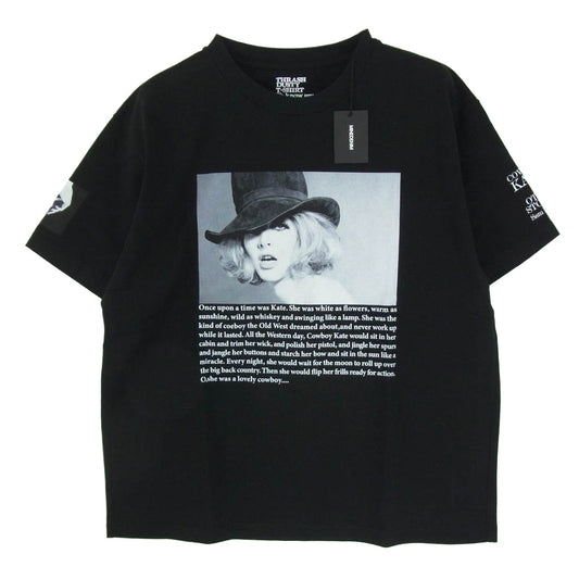 MINEDENIM マインデニム 25MND-STL005 × Sam Haskins サムハスキンス × Stie-lo スティーロ kate Tee 半袖 プリント Tシャツ ブラック系 M【新古品】【未使用】【中古】