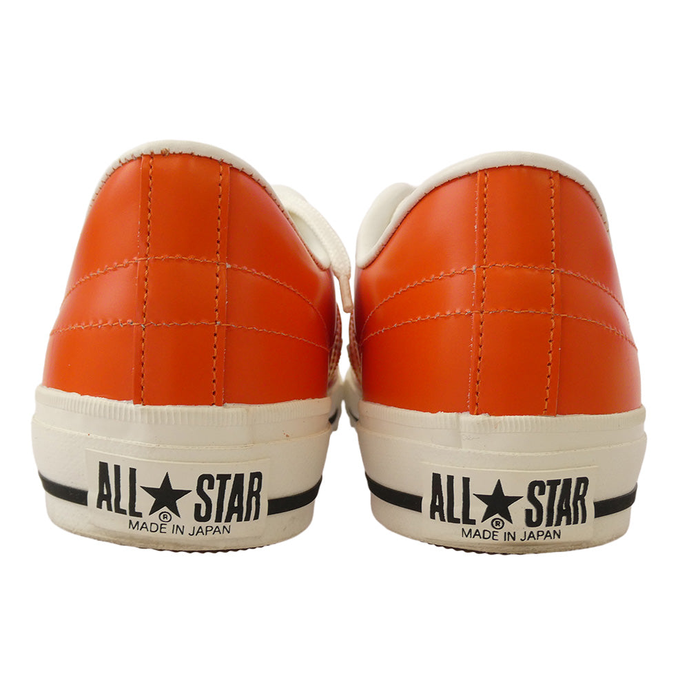 CONVERSE コンバース ONE STAR J ワンスター レザー ローカット スニーカー オレンジ系 27cm【極上美品】【中古】