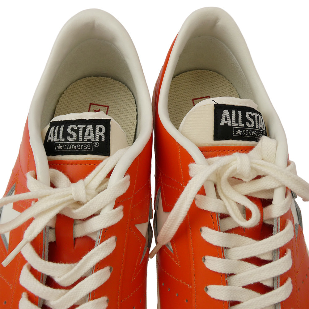 CONVERSE コンバース ONE STAR J ワンスター レザー ローカット スニーカー オレンジ系 27cm【極上美品】【中古】