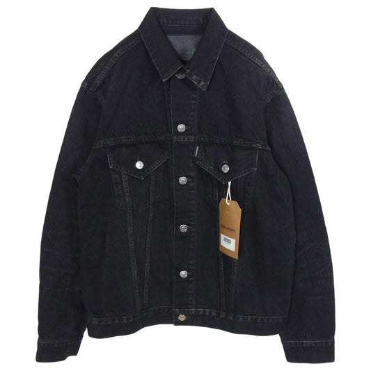 SUBCULTURE サブカルチャー SCJK-CL22 S0505 JACKET デニム ジャケット ブラック系 2【極上美品】【中古】