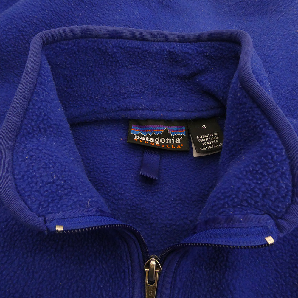 patagonia パタゴニア 01AW 25735 01年製 SYNCHILLA シンチラ ハーフジップ フリースプ ルオーバー ジャケット ブルー系 S【中古】