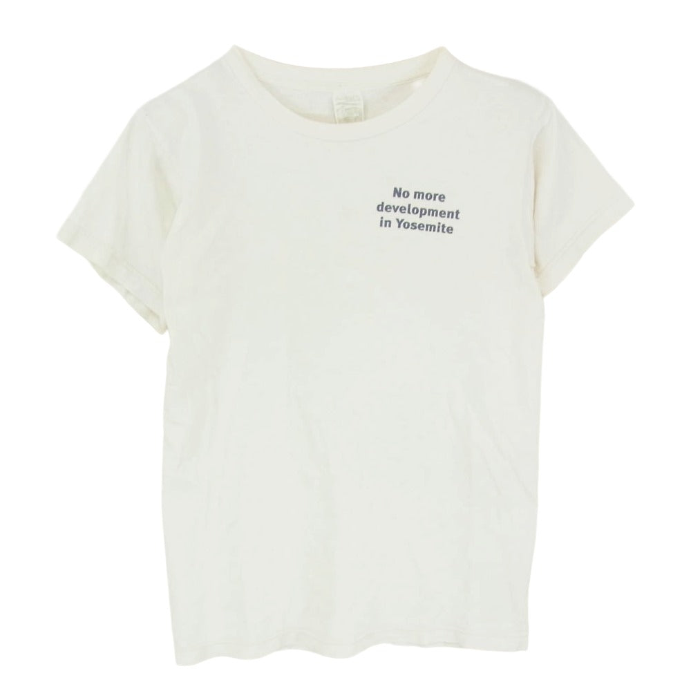 patagonia パタゴニア 90s USA製 Beneficial T’s 吉田博 Yosemite ヨセミテ Tシャツ ホワイト系 S【中古】