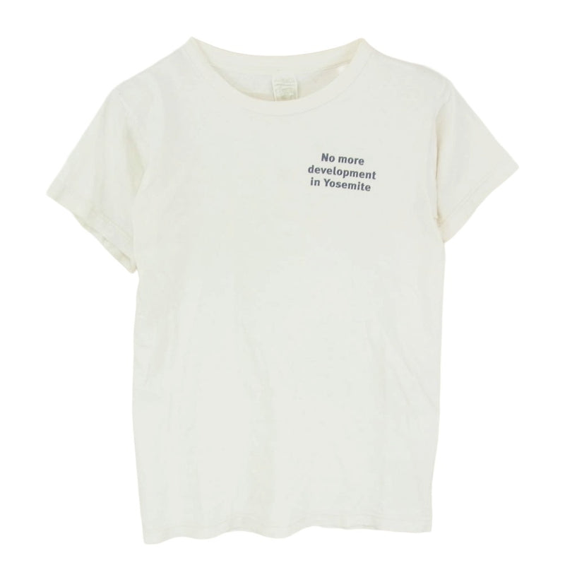patagonia パタゴニア 90s USA製 Beneficial T’s 吉田博 Yosemite ヨセミテ Tシャツ ホワイト系 S【中古】