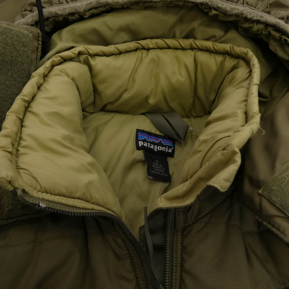 patagonia パタゴニア 01AW 83990 01年製 PUFF JACKET パフ ジャケット 中綿ジャケット カーキ系 S【中古】