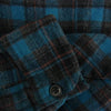 PENDLETON ペンドルトン 60S USA製 BOARD SHIRT ウール 長袖 オープンカラーシャツ ブルー ブラック系 ブルー系 S【中古】