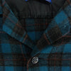 PENDLETON ペンドルトン 60S USA製 BOARD SHIRT ウール 長袖 オープンカラーシャツ ブルー ブラック系 ブルー系 S【中古】