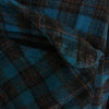 PENDLETON ペンドルトン 60S USA製 BOARD SHIRT ウール 長袖 オープンカラーシャツ ブルー ブラック系 ブルー系 S【中古】