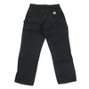 Carhartt カーハート B01-M LOOSE FIT FIRM DUCK DOUBLE FRONT UTILITY WORK PANT ルーズフィット ダブルニー ペインターパンツ ブラック系 32【中古】