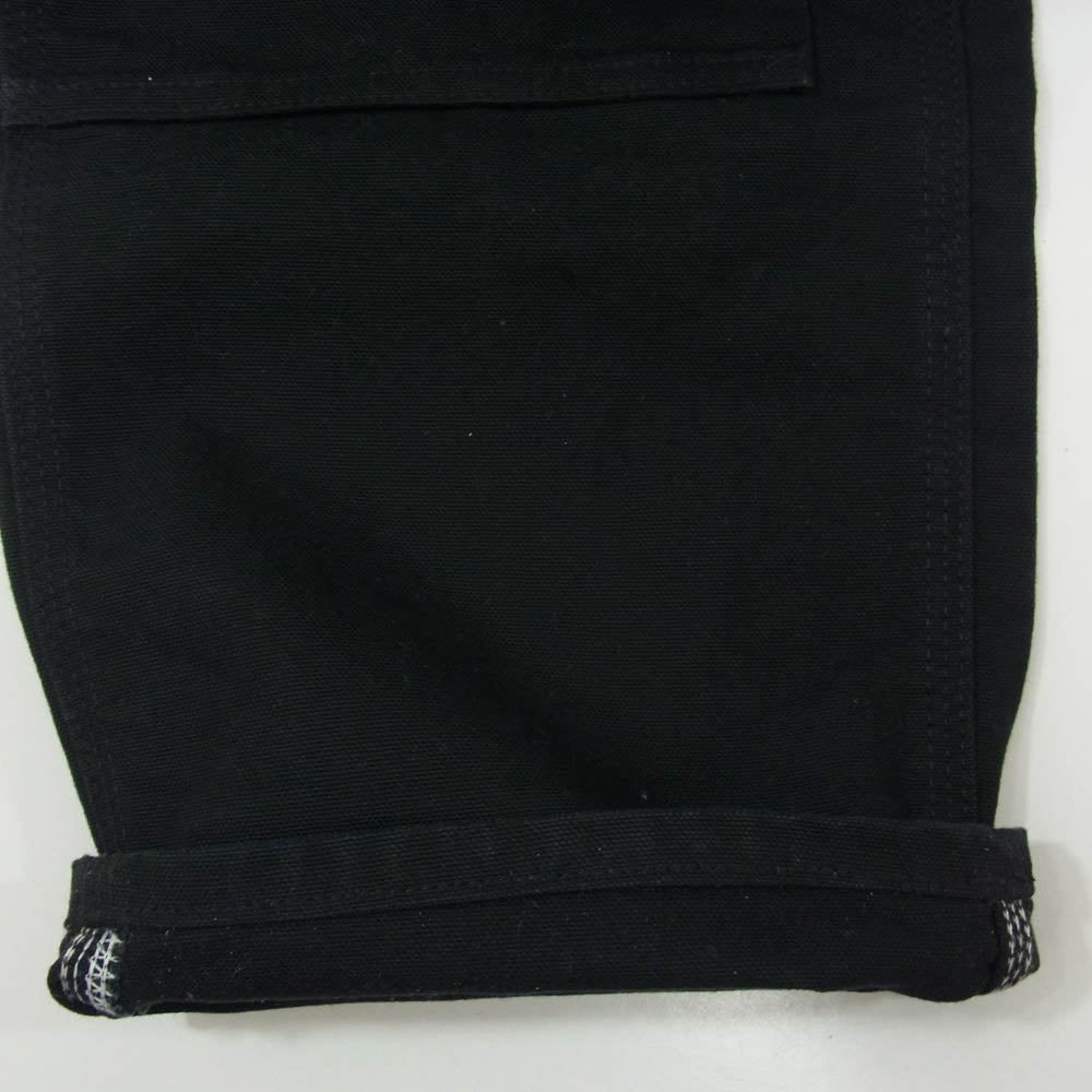 Carhartt カーハート B01-M LOOSE FIT FIRM DUCK DOUBLE FRONT UTILITY WORK PANT ルーズフィット ダブルニー ペインターパンツ ブラック系 32【中古】