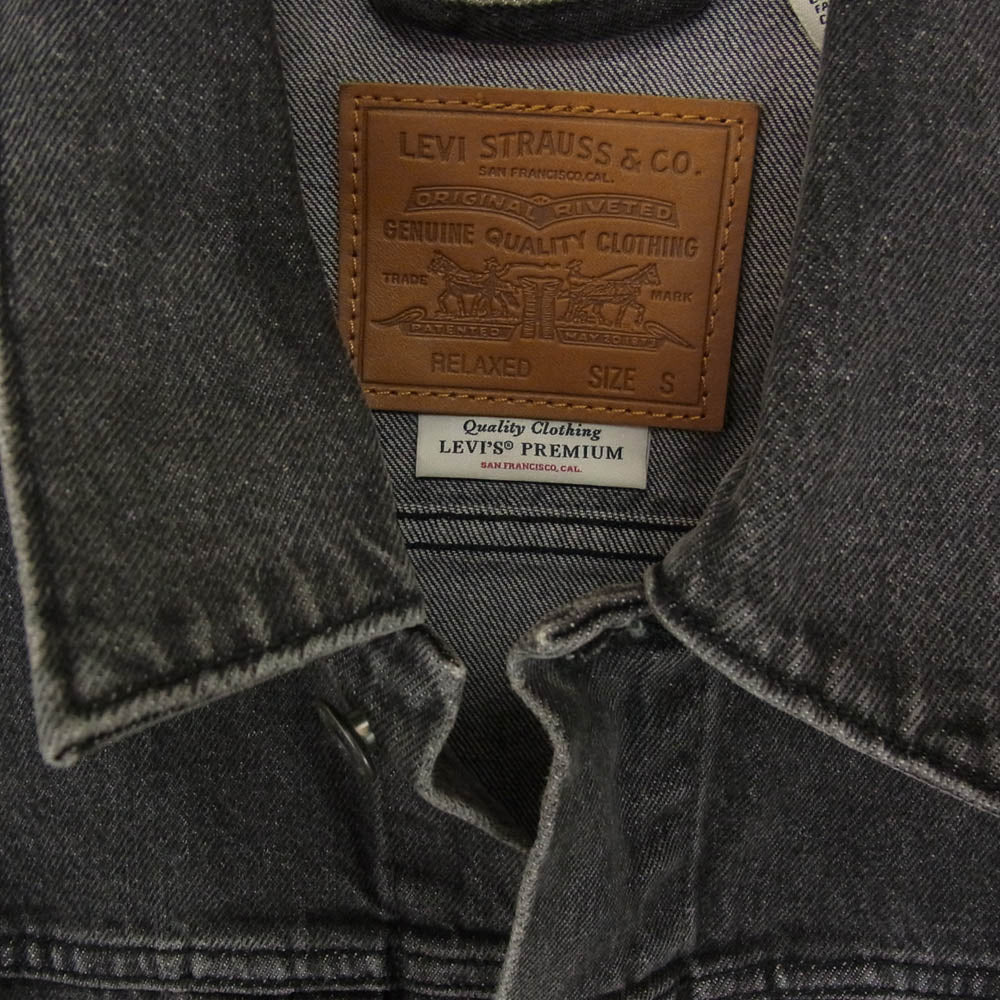 Levi's リーバイス S110784 PREMIUM プレミアム 1ST デニムジャケット ダークグレー系 S【中古】