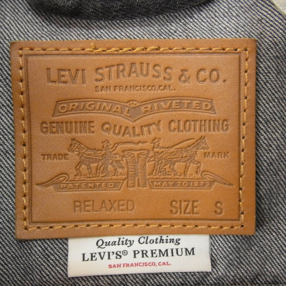 Levi's リーバイス S110784 PREMIUM プレミアム 1ST デニムジャケット ダークグレー系 S【中古】