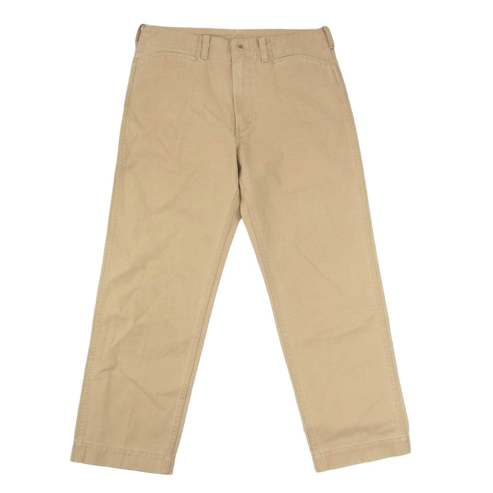 STANDARD CALIFORNIA スタンダードカリフォルニア LB0604 ×LEE リー Frisco Work Pants ワークパンツ ベージュ ブラウン系 32【中古】