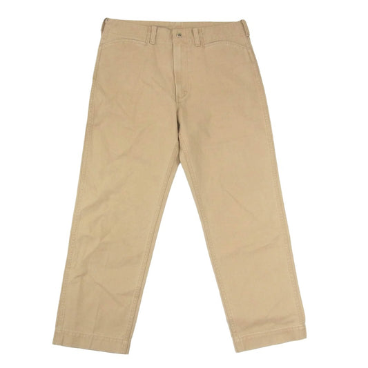 STANDARD CALIFORNIA スタンダードカリフォルニア LB0604 ×LEE リー Frisco Work Pants ワークパンツ ベージュ ブラウン系 32【中古】