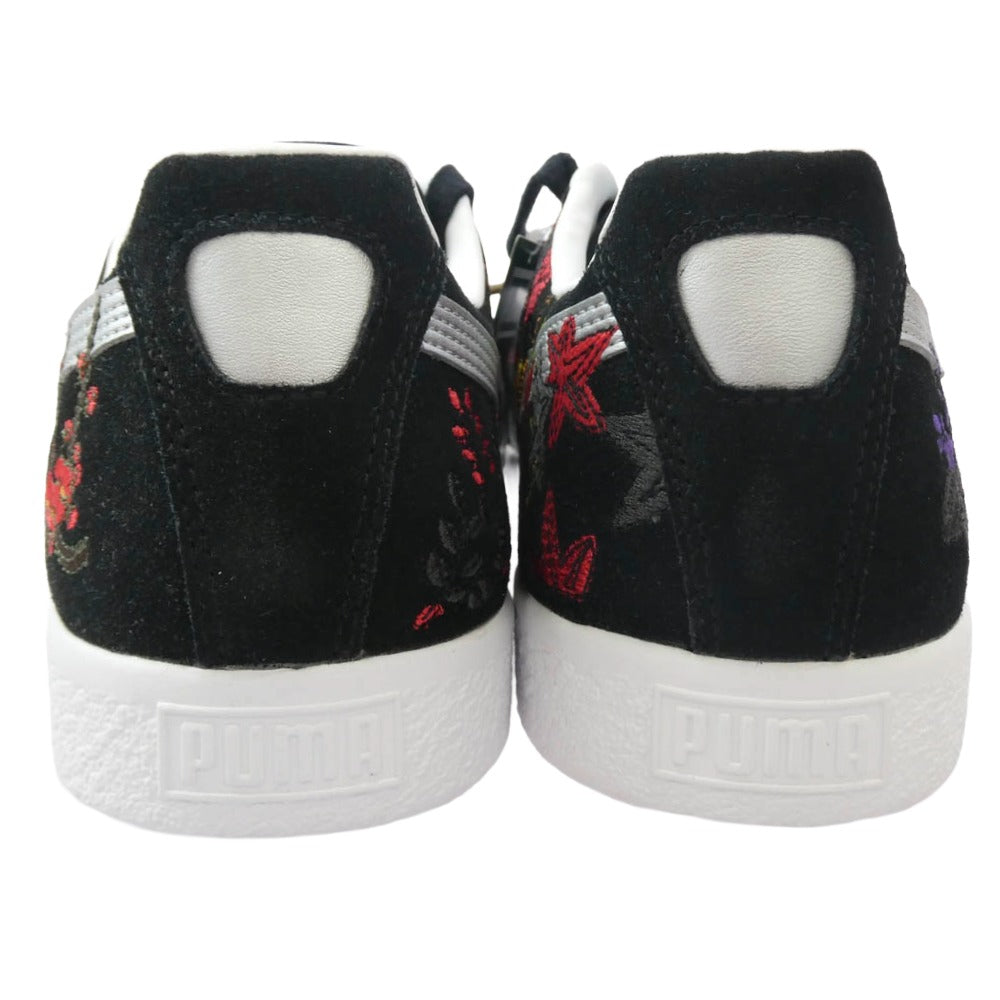 PUMA プーマ 394415-01 × atmos 赤間紫動 Clyde Hanafuda クライド 花札 スニーカー ブラック系 30cm【新古品】【未使用】【中古】