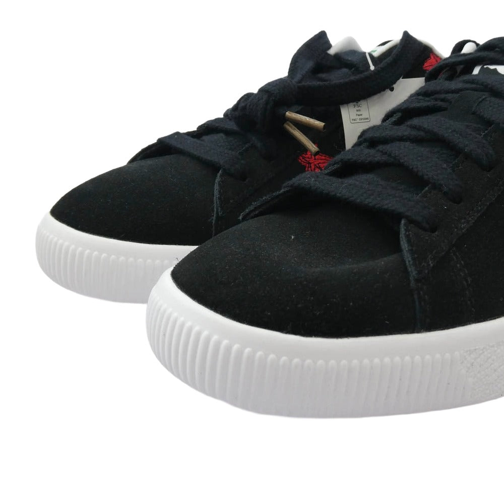 PUMA プーマ 394415-01 × atmos 赤間紫動 Clyde Hanafuda クライド 花札 スニーカー ブラック系 30cm【新古品】【未使用】【中古】