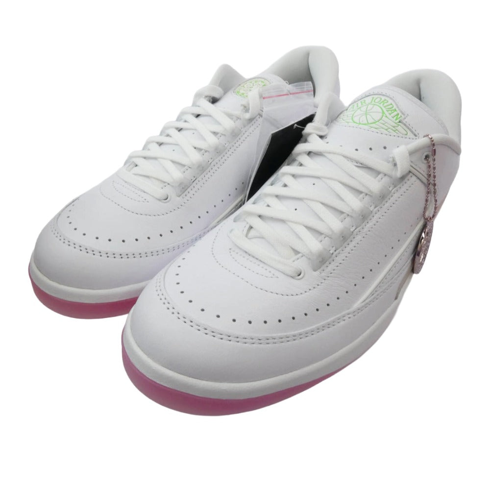 NIKE ナイキ FQ3228-100 AIR JORDAN 2 RETRO LOW CH BLSM "Cherry Blossom" エア ジョーダン 2 レトロ ロー チェリーブロッサム スニーカー ホワイト系 30cm【新古品】【未使用】【中古】