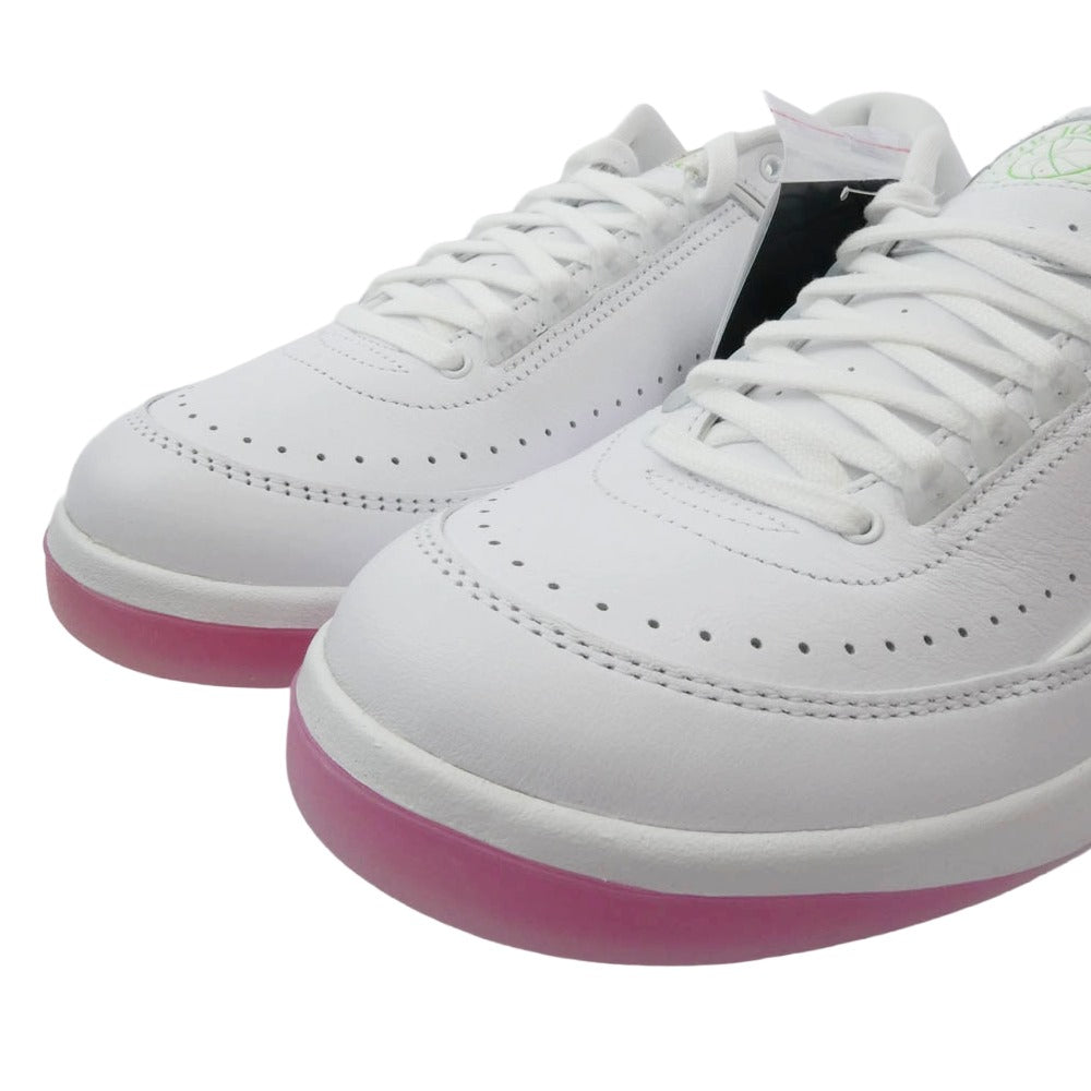 NIKE ナイキ FQ3228-100 AIR JORDAN 2 RETRO LOW CH BLSM "Cherry Blossom" エア ジョーダン 2 レトロ ロー チェリーブロッサム スニーカー ホワイト系 30cm【新古品】【未使用】【中古】