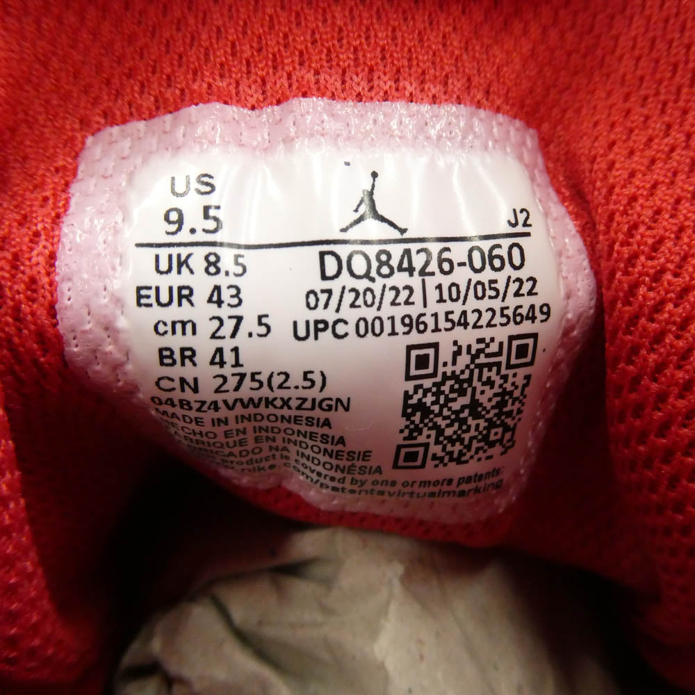 NIKE ナイキ DQ8426-060 AIR JORDAN 1 MID BRED TOE エア ジョーダン ミッド ブレッド トゥ スニーカー ブラック系 レッド系 27.5cm【新古品】【未使用】【中古】