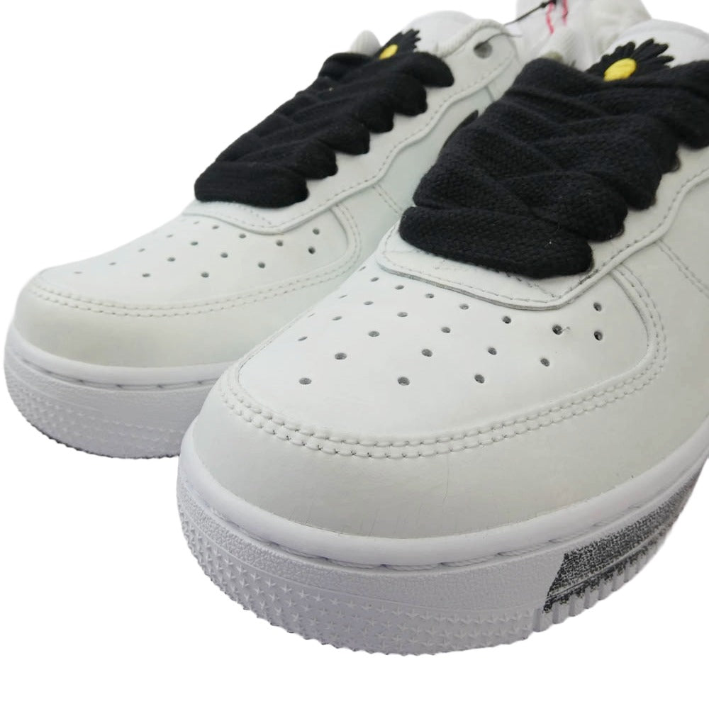 NIKE ナイキ DD3223-100 PEACEMINUSONE Air Force 1 【フェイクバスターズ鑑定済】 ピースマイナスワン エアフォース パラノイズ スニーカー ホワイト ホワイト系 24cm【新古品】【未使用】【中古】
