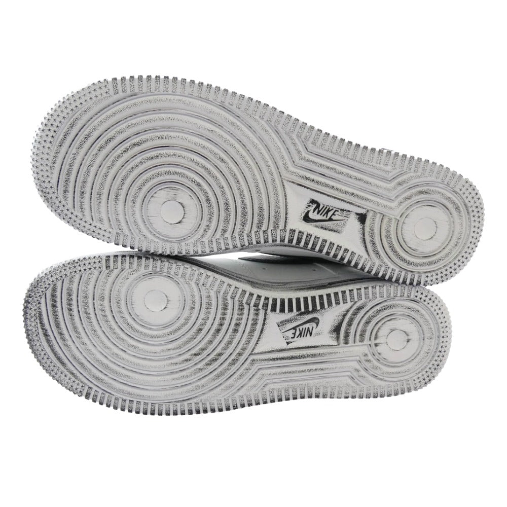 NIKE ナイキ DD3223-100 PEACEMINUSONE Air Force 1 【フェイクバスターズ鑑定済】 ピースマイナスワン エアフォース パラノイズ スニーカー ホワイト ホワイト系 24cm【新古品】【未使用】【中古】