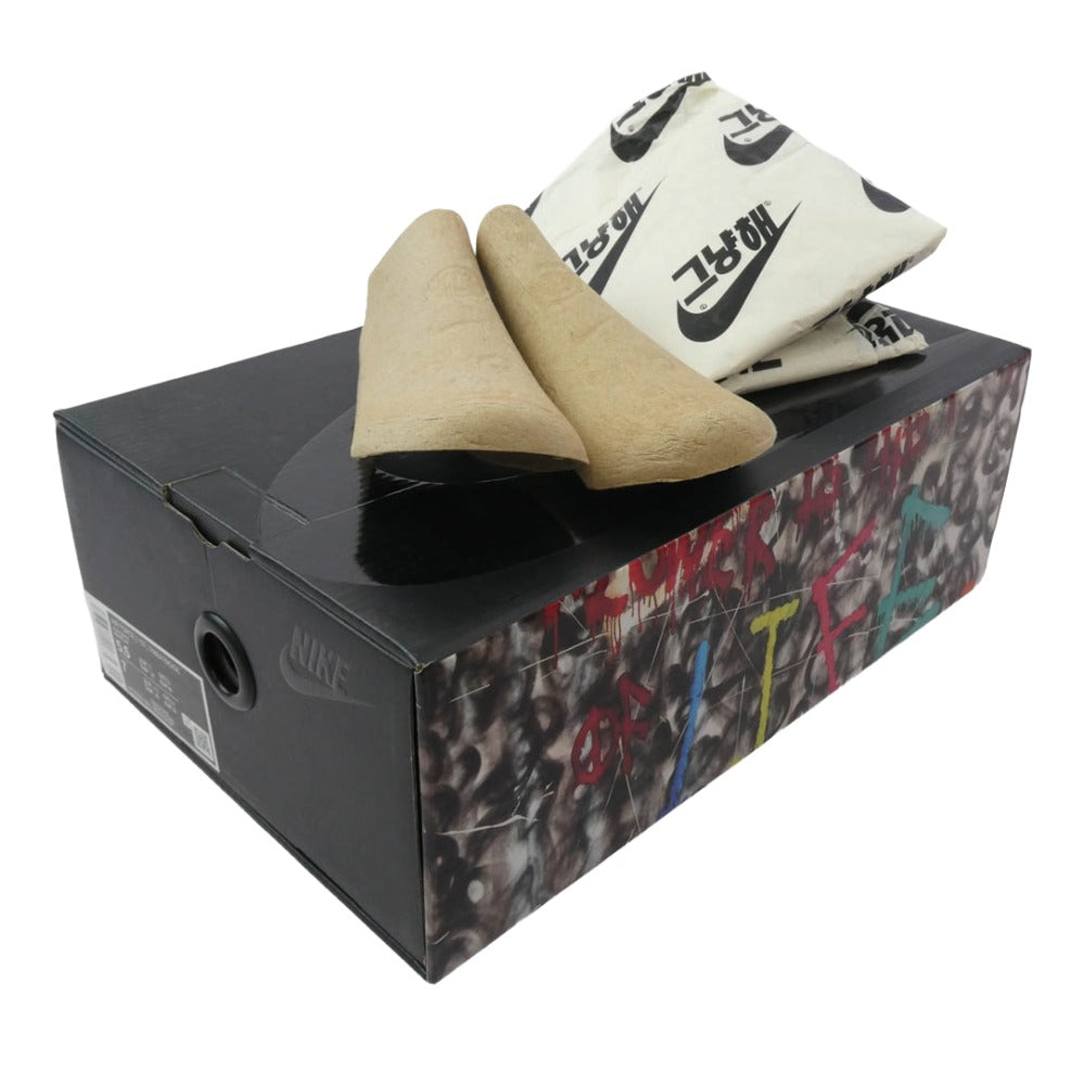 NIKE ナイキ AQ3692-001 PEACEMINUSONE Air Force 1 【フェイクバスターズ鑑定済】 ピースマイナスワン エアフォース パラノイズ スニーカー ブラック ブラック系 24cm【新古品】【未使用】【中古】