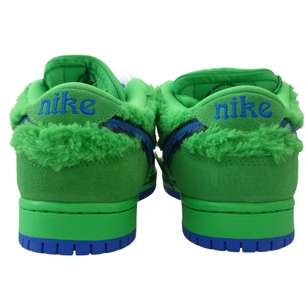 NIKE ナイキ CJ5378-300 Grateful Dead × Nike SB Dunk Low 【フェイクバスターズ鑑定済】 グレイトフルデッドベアーズ ダンク "Green Bear" グリーンベア スニーカー グリーン系 26.5cm【新古品】【未使用】【中古】