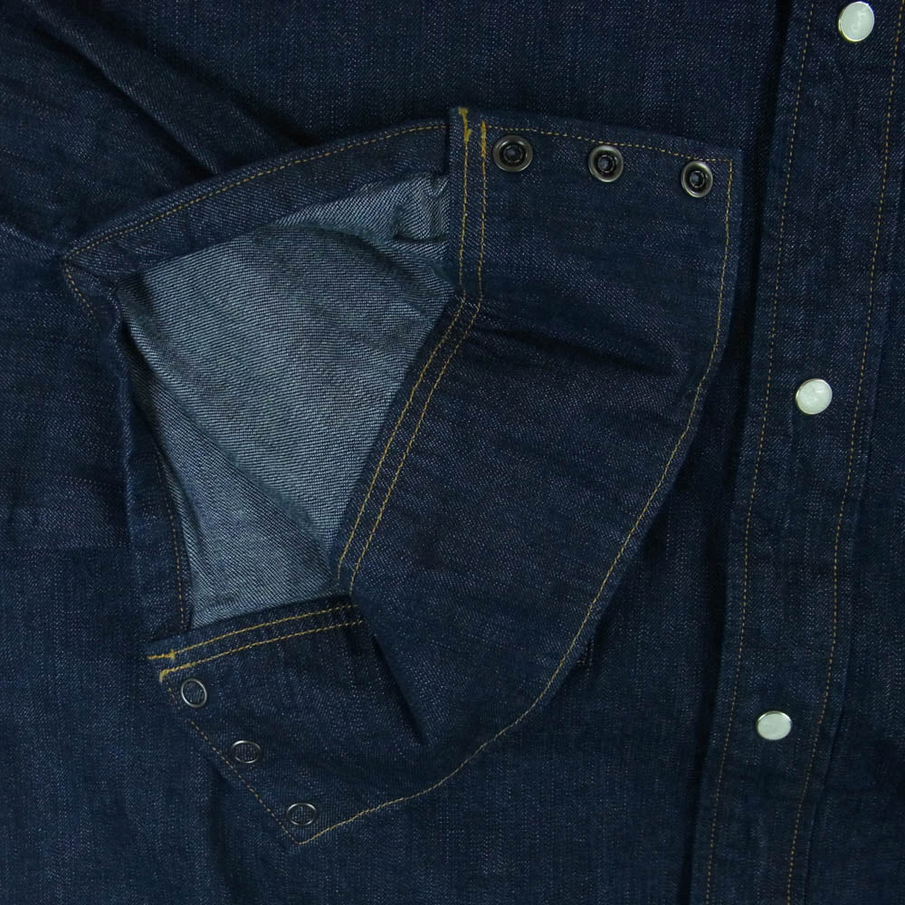 HUMAN MADE ヒューマンメイド HM30SH001 Western Denim Jacket 刺繍 ウエスタン デニム シャツ ジャケット インディゴブルー系 XL【美品】【中古】