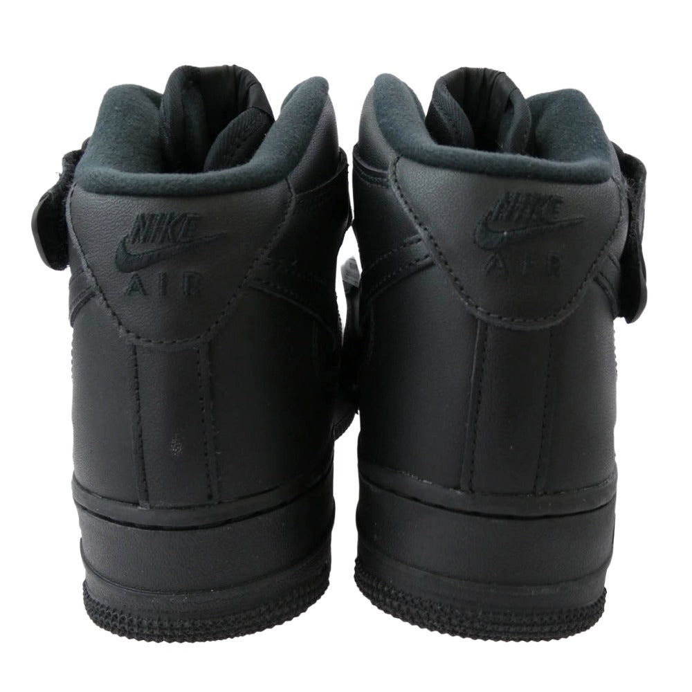 Supreme シュプリーム 24AW FZ8784-001 × Nike ナイキ Air Force 1 Mid エアフォース1 ミッド スニーカー ブラック系 27cm【極上美品】【中古】