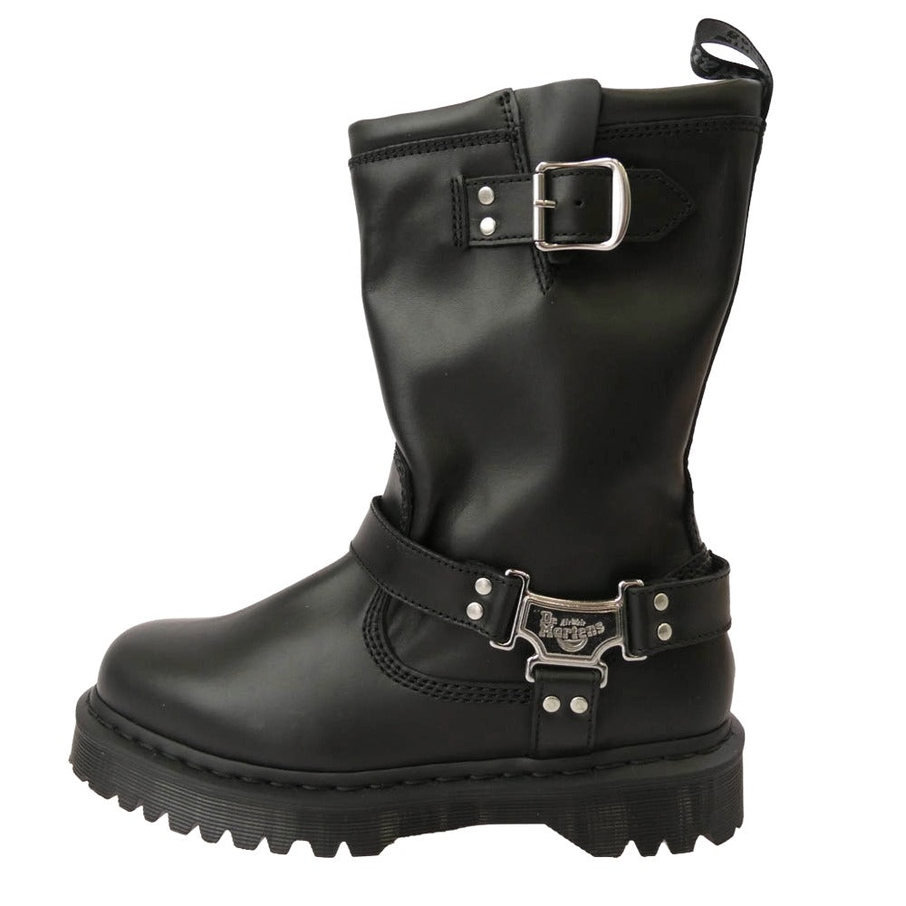 Dr.Martens ドクターマーチン 32199001 ANISTON HI アニストン ハイ リガーブーツ ブラック系 42【極上美品】【中古】
