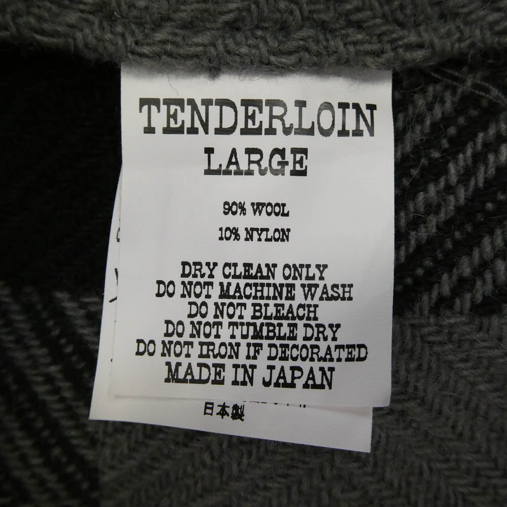 TENDERLOIN テンダーロイン T-MELTON CPO JKT メルトン ジャケット グレー グレー系 L【中古】