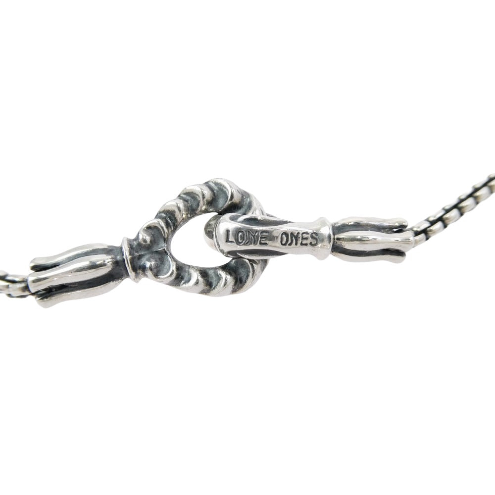 LONE ONES ロンワンズ 販売証明書カード付属 メイティングフライト クロムベルM ペンダントトップ MFフック ボックスチェーンM ネックレス シルバー系【中古】