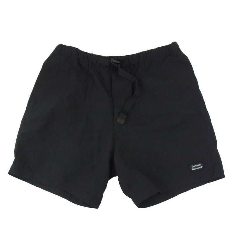 The Ennoy Professional ザ エンノイ プロフェッショナル 23SS SS23BRENPT03LP NYLON EASY SHORTS ナイロン イージー ショーツ ショート ハーフパンツ ブラック系 M【中古】