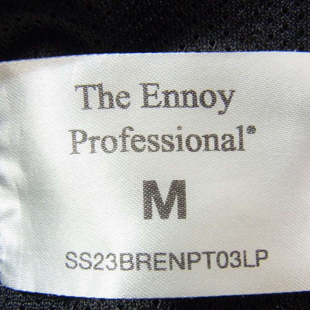 The Ennoy Professional ザ エンノイ プロフェッショナル 23SS SS23BRENPT03LP NYLON EASY SHORTS ナイロン イージー ショーツ ショート ハーフパンツ ブラック系 M【中古】