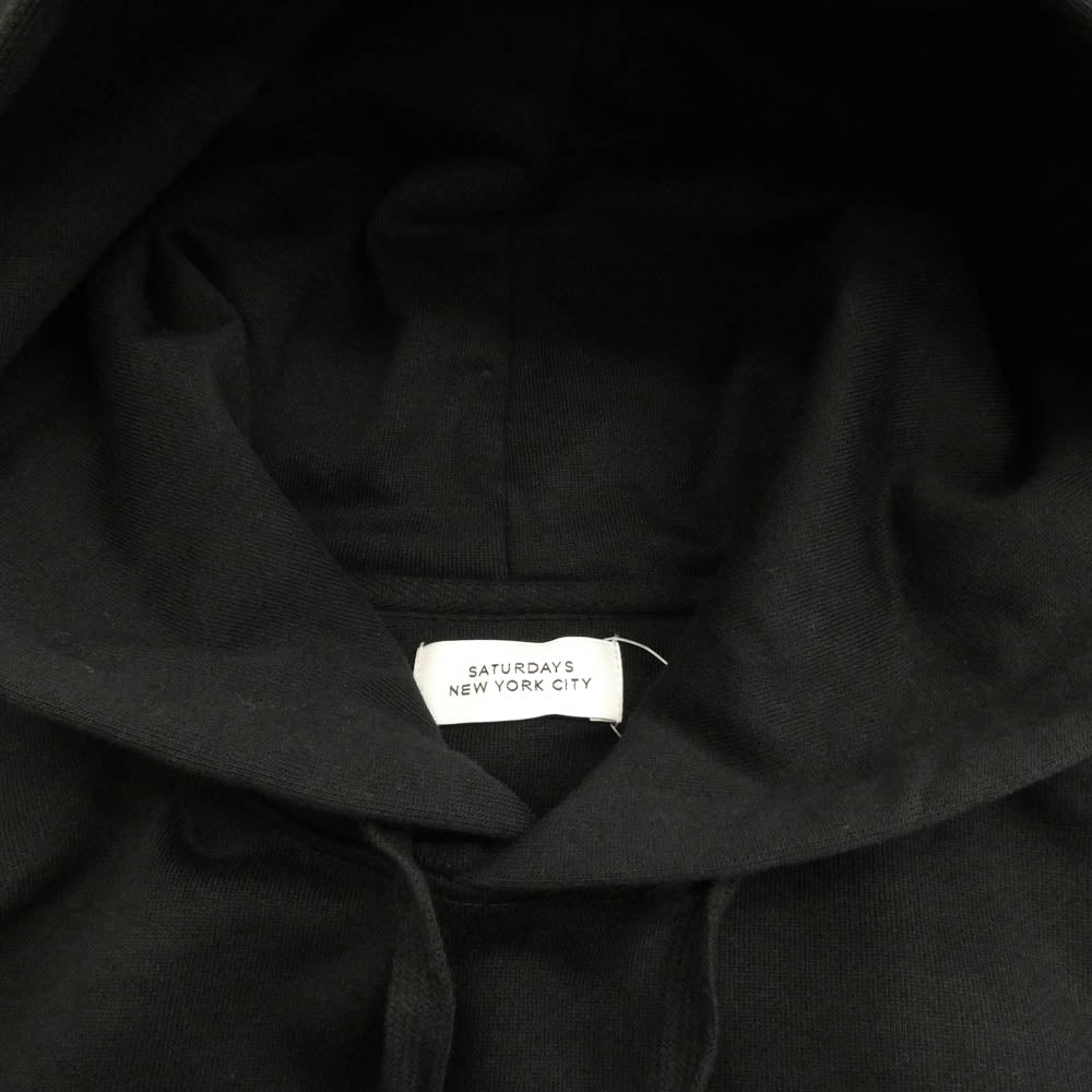 FRAGMENT DESIGN フラグメントデザイン BBM-55310-B ｘ Saturdays NYC サタデーズニューヨークシティ プルオーバー パーカー ブラック系 M【美品】【中古】