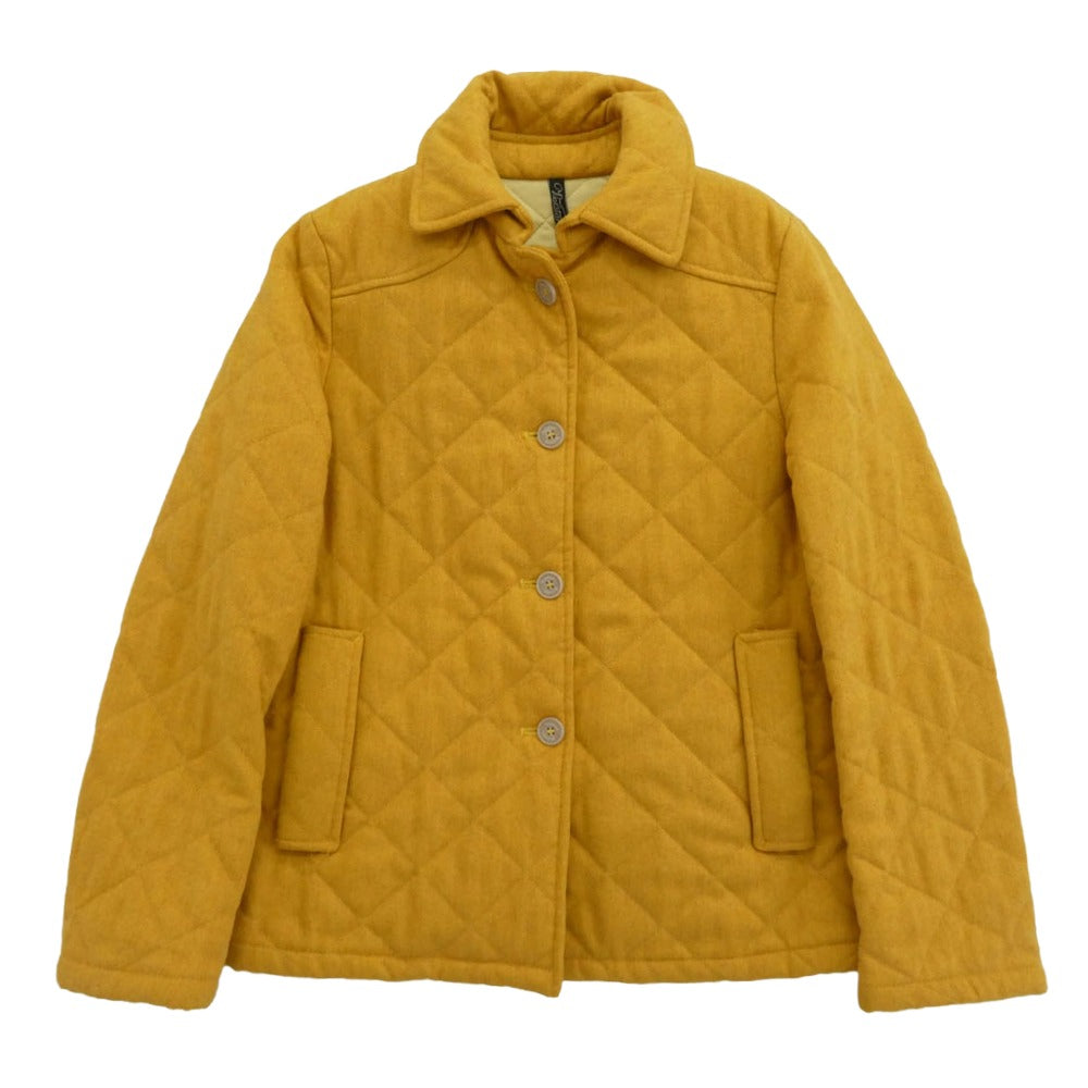 ヴァルスター イタリア製 ウール キルティング ジャケット イエロー系 38【中古】
