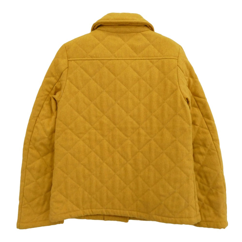 ヴァルスター イタリア製 ウール キルティング ジャケット イエロー系 38【中古】