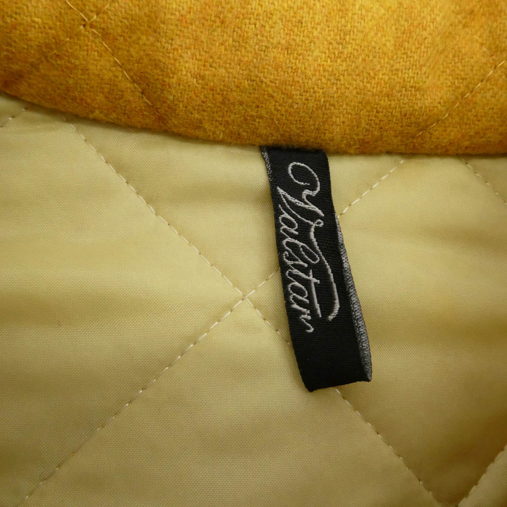 ヴァルスター イタリア製 ウール キルティング ジャケット イエロー系 38【中古】